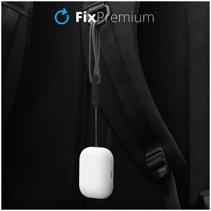 FixPremium - Remen za AirPods Pro 2, crni