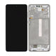 Samsung Galaxy A73 5G A736B - LCD zaslon + zaslon osjetljiv na dodir + okvir (Fantastična bijela) - GH82-28686B, GH82-28884B Originalni servisni paket
