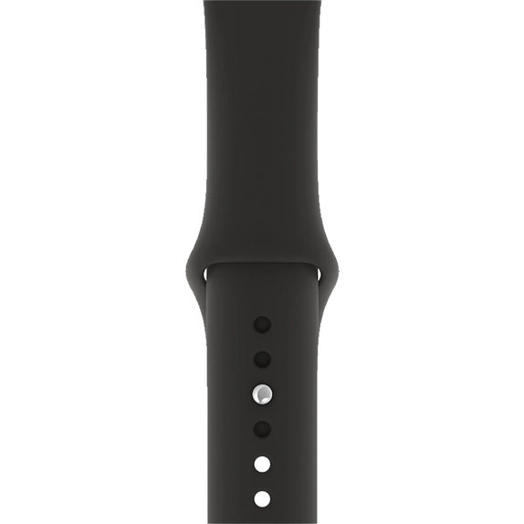 FixPremium - Silikonski remen za Apple Watch (42, 44, 45 & 49 mm), crni