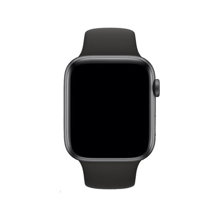 FixPremium - Silikonski remen za Apple Watch (38, 40 & 41 mm), crni