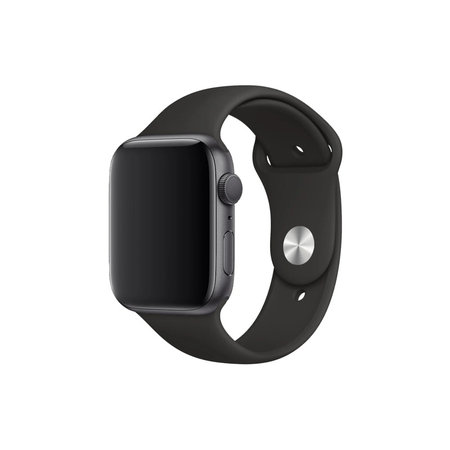 FixPremium - Silikonski remen za Apple Watch (38, 40 & 41 mm), crni