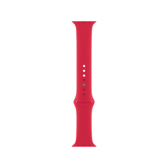 FixPremium - Silikonski remen za Apple Watch (38, 40 & 41 mm), crveni