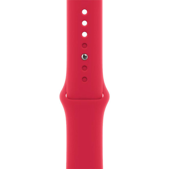 FixPremium - Silikonski remen za Apple Watch (38, 40 & 41 mm), crveni