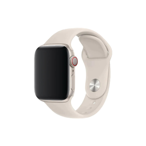 FixPremium - Silikonski remen za Apple Watch (42, 44, 45 & 49 mm), zlatni