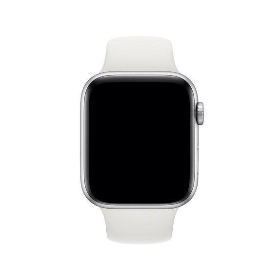 FixPremium - Silikonski remen za Apple Watch (42, 44, 45 & 49 mm), bijeli