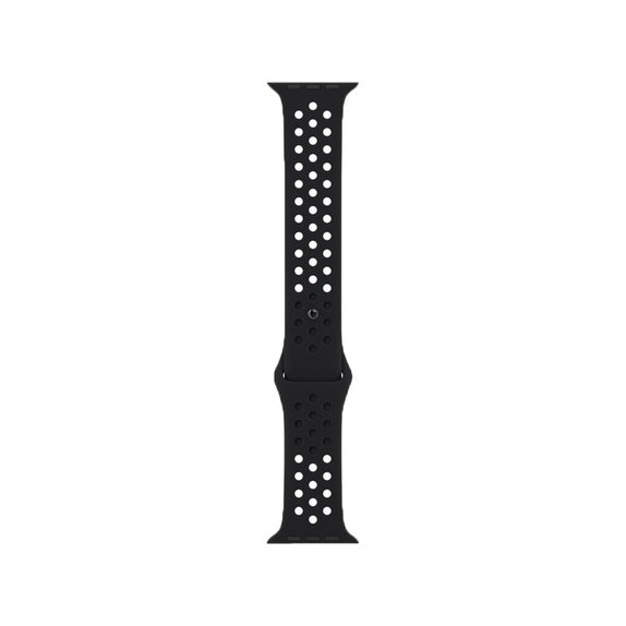 FixPremium - Silikonski sportski remen za Apple Watch (42, 44, 45 & 49 mm), crni