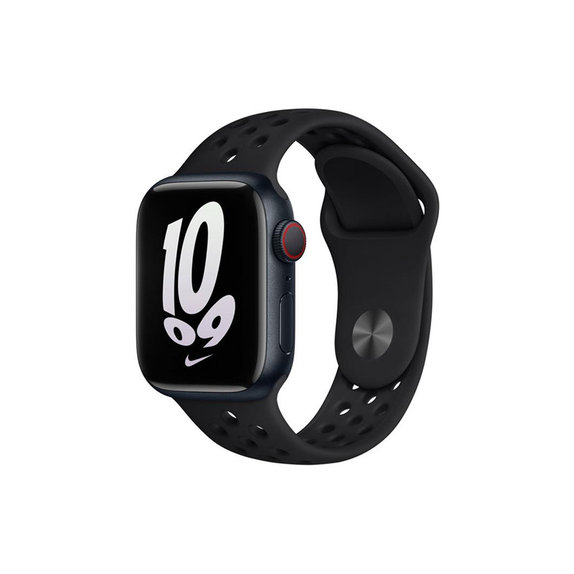 FixPremium - Silikonski sportski remen za Apple Watch (42, 44, 45 & 49 mm), crni
