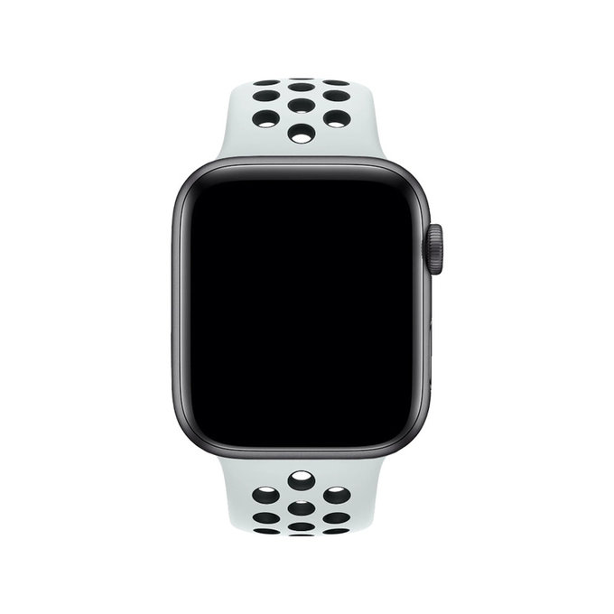 FixPremium - Silikonski sportski remen za Apple Watch (42, 44, 45 & 49 mm), bijeli