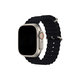 FixPremium - Remen Ocean Loop za Apple Watch (38, 40 & 41 mm), crni