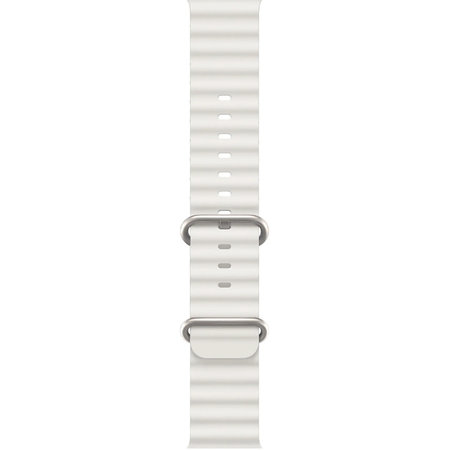 FixPremium - Remen Ocean Loop za Apple Watch (42, 44, 45 & 49 mm), bijeli