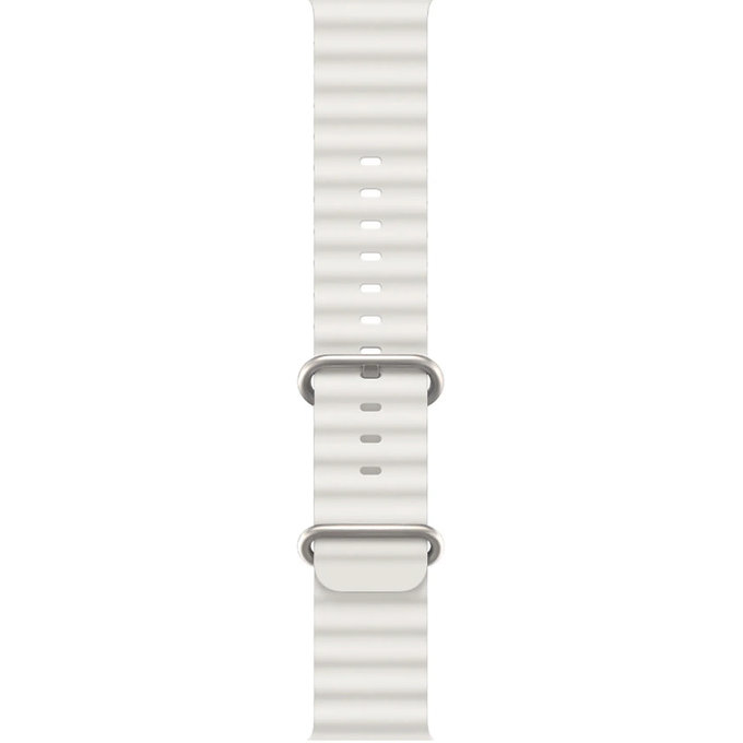 FixPremium - Remen Ocean Loop za Apple Watch (42, 44, 45 & 49 mm), bijeli