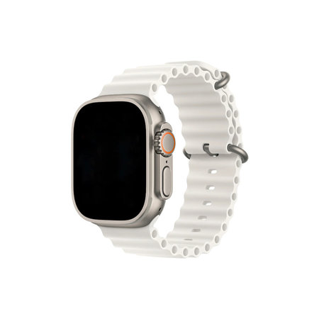 FixPremium - Remen Ocean Loop za Apple Watch (38, 40 & 41 mm), bijeli