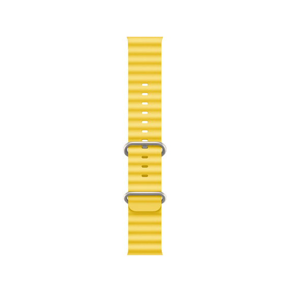 FixPremium - Remen Ocean Loop za Apple Watch (42, 44, 45 i 49 mm), žuti