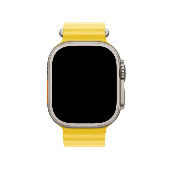 FixPremium - Remen Ocean Loop za Apple Watch (42, 44, 45 i 49 mm), žuti