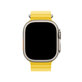 FixPremium - Remen Ocean Loop za Apple Watch (42, 44, 45 i 49 mm), žuti