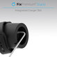 FixPremium - Silikonski stalak za Apple Watch, crni