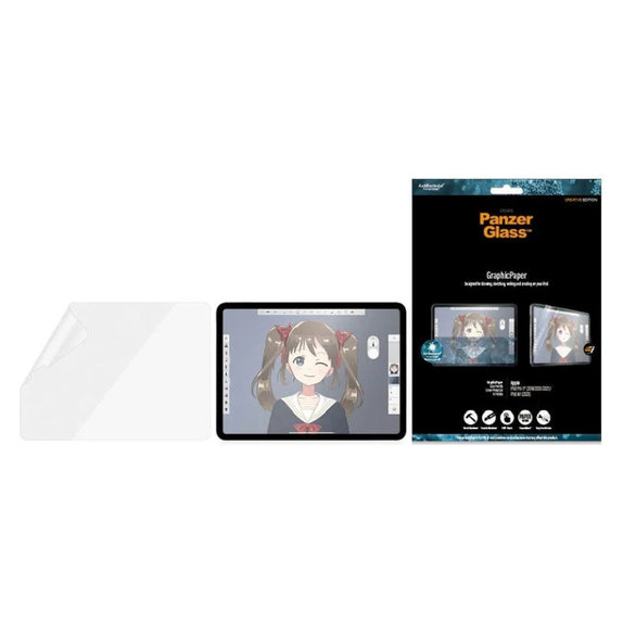 Zaštitna folija GraphicPaper Case za iPad (7th Gen 2019), prozirna, PanzerGlass