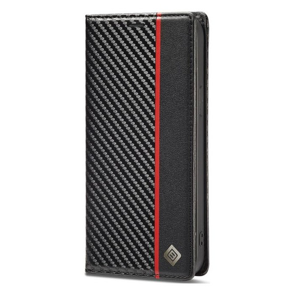FixPremium - Maska Carbon Wallet za Xiaomi Redmi Note 12 5G, crna