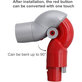 Dyson V-series, Outsize, Omni-glide - Flex adapter