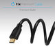 FixPremium - HDMI / HDMI kabel, HDMI 2.0 (1m), crni