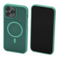FixPremium - Maska Clear s MagSafe za iPhone 13 Pro Max, mint blue
