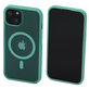 FixPremium - Maska Clear s MagSafe za iPhone 14, mint blue