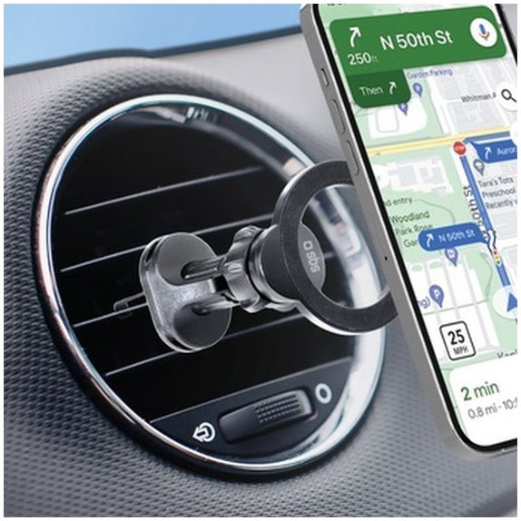 SBS - Auto punjač CircleMag MagSafe, crno