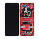 Motorola Razr 40 Ultra - LCD zaslon + zaslon osjetljiv na dodir + okvir (Viva Magenta) - 5D68C22598 Genuine Service Pack