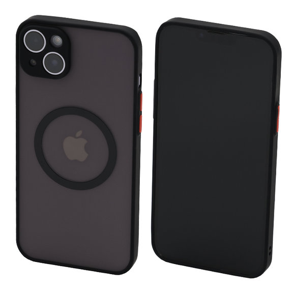 FixPremium - Maska Matte sa MagSafe za iPhone 14 Plus, crno