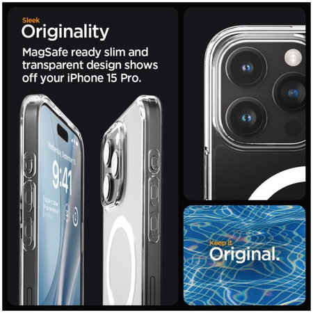 Spigen - Torbica Ultra Hybrid s MagSafe za iPhone 15 Pro, bijela