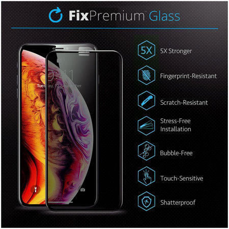 FixPremium Privacy Anti-Spy Glass - Kaljeno Staklo za iPhone 15 Pro