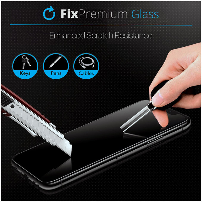 FixPremium FullCover Glass - Kaljeno Staklo za iPhone 15 Pro Max