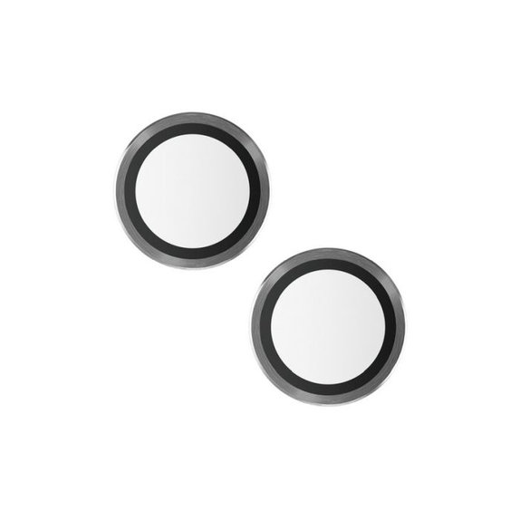 PanzerGlass - Zaštitni poklopac za objektiv kamere Hoops za iPhone 15 a 15 Plus, transparent