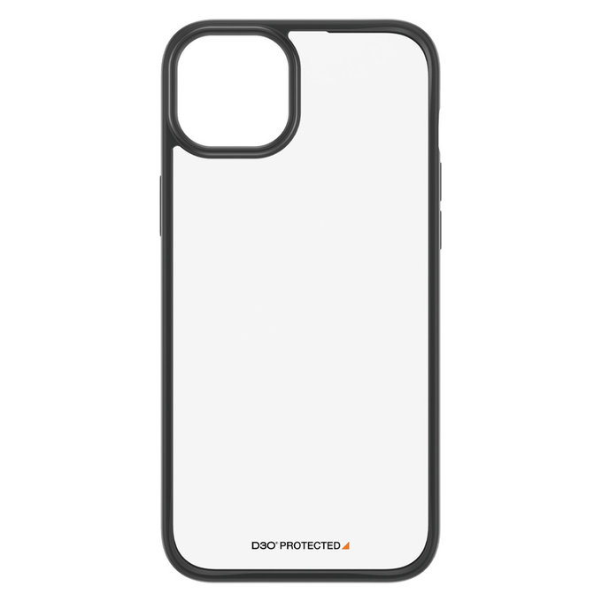 Maska ClearCase D3O za iPhone 15 Plus, Crna, PanzerGlass