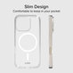 SBS - Maska Light Mag sa MagSafe za iPhone 15 Pro, prozirna