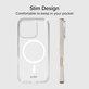 SBS - Maska Light Mag sa MagSafe za iPhone 15 Pro Max, prozirna