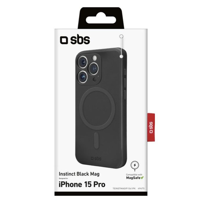 SBS - Maska Instinct sa MagSafe za iPhone 15 Pro, crna