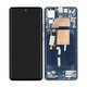 Motorola Edge 30 Fusion - LCD zaslon + zaslon osjetljiv na dodir + okvir (Neptune Blue) - 5D68C21190 Genuine Service Pack