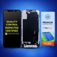 Zaslon Hard OLED za iPhone 14, Dodirni ekran s okvirom, FixPremium