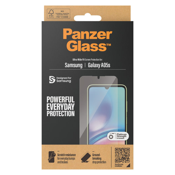 Kaljeno staklo UWF za Samsung Galaxy A05s, Prozirna, PanzerGlass