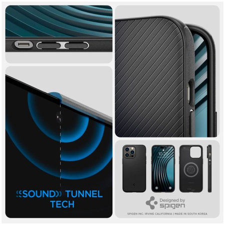 Spigen - Maska Mag Armor s MagSafe za iPhone 14 Pro, Matte Black