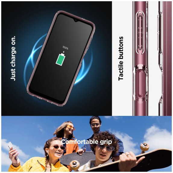 Spigen - Maska Liquid Air za Samsung Galaxy A14 5G, Crystal Clear