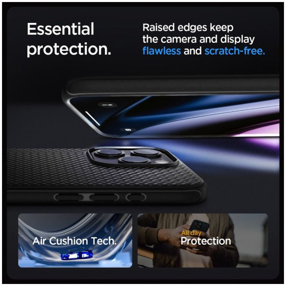 Spigen - Maska Mag Armor s MagSafe za iPhone 15 Pro Max, Matte Black
