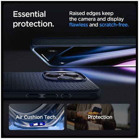 Spigen - Maska Mag Armor s MagSafe za iPhone 15 Pro Max, Navy Blue
