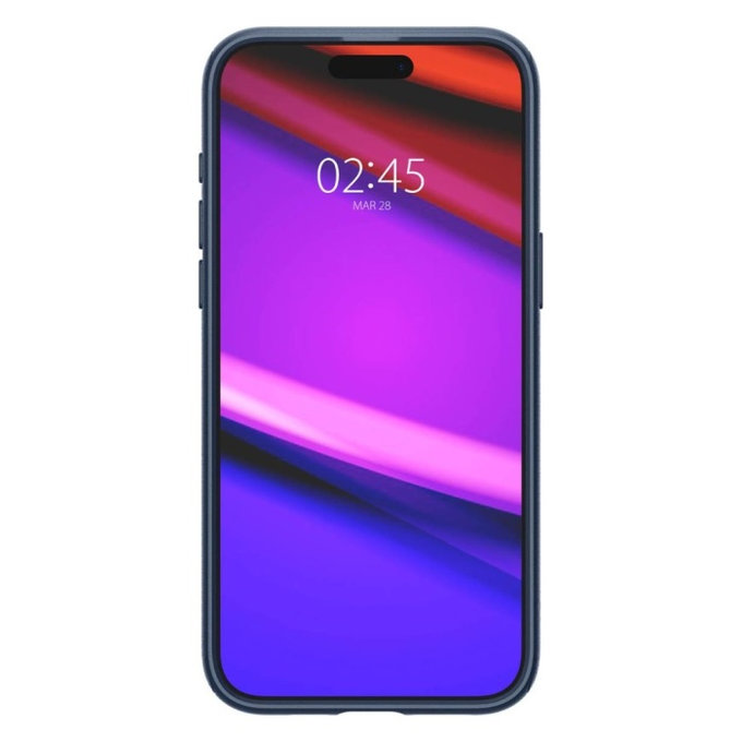 Spigen - Maska Mag Armor s MagSafe za iPhone 15 Pro, Navy Blue