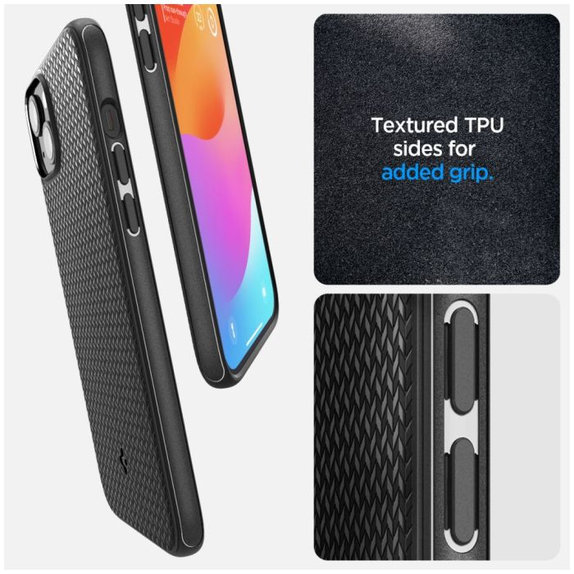 Spigen - Maska Mag Armor s MagSafe za iPhone 15, Matte Black