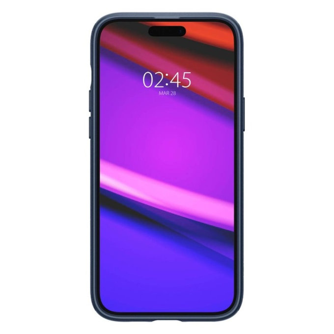Spigen - Maska Mag Armor s MagSafe za iPhone 15, Navy Blue