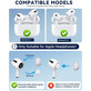 FixPremium - AirPods Pro Tips - Set 2 kom. (L, S), white