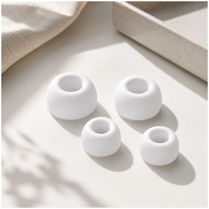 FixPremium - AirPods Pro Tips - Set 2 kom. (L, S), white