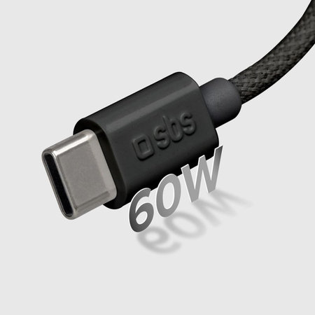 SBS - Kabel USB-C/USB-C, 60W, PD, 1.5m, crna